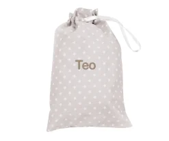 Bolsa Merienda Classic Star Gris Personalizable