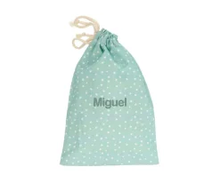 Bolsa Merienda Mini Star Verde Personalizable