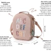 Bolsa Merienda Térmica 3D Funny Letters Personalizable