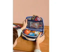 Bolsa Merienda Térmica Elsa Azul Beige