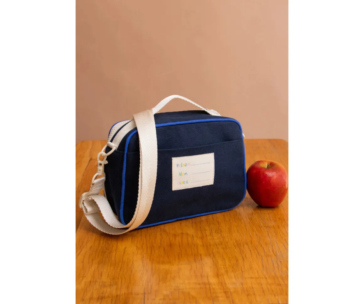 Bolsa Merienda Térmica Elsa Azul Beige