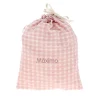 Bolsa Merienda Vichy Rosa Personalizable