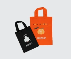 Bolsa Negra Truco o Trato Halloween Personalizable