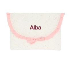 Bolsa para Muda Rainbow Dots Rosa Personalizable