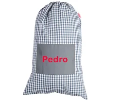 Bolsa para Muda Vichy Gris Personalizable