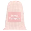 Bolsa para Muda Vichy Rosa Palo Personalizable