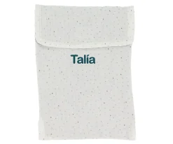 Bolsa para Pañales Rainbow Dots Azul Personalizable