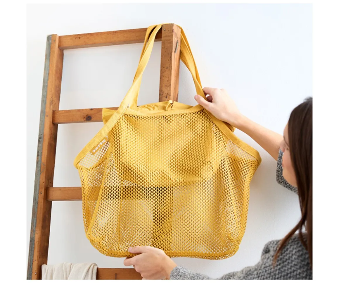 Bolsa Reutilizable 2 en 1 Good'Bag Mustard