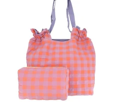 Bolsa Tote Vichy Lila