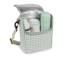 Bolsa Térmica para Biberones I Love Vichy Verde
