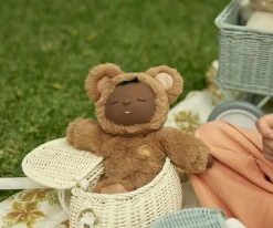 Bolsito Ratán Mini Chari Chalk