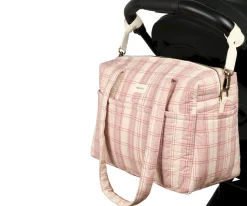 Bolso Carro Bebé Stories Powder Red Checks