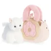 Bolso de Peluche Caracol Donut Gato 21 cm