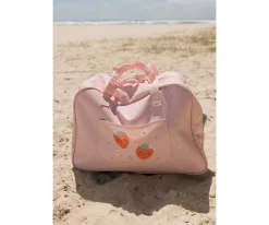 Bolso de Playa con Rejilla Strawberries Personalizable