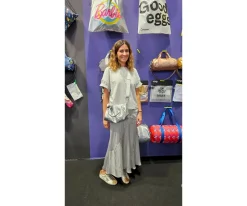 Bolso Metallic Plata