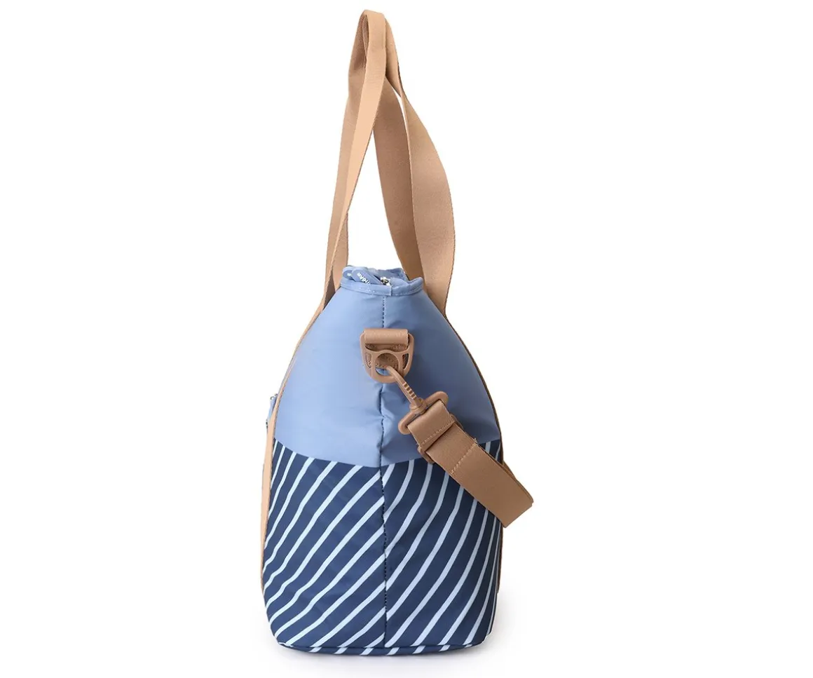 Bolso Nevera Stripes Blue