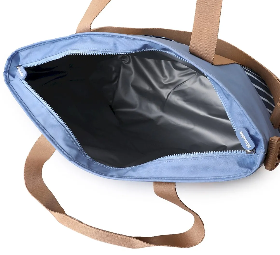 Bolso Nevera Stripes Blue