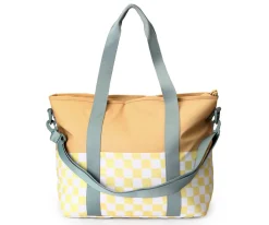 Bolso Nevera Stripes Yellow Chess
