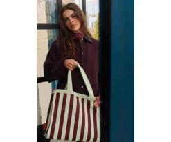 Bolso Shopper Knitted Mist + Fig