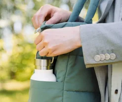 Bolso Tote Acolchado Green con Cambiador
