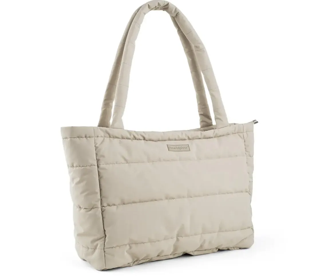 Bolso Tote Acolchado Sand con Cambiador