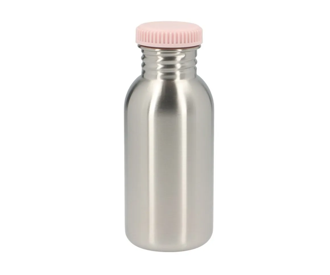 Botella Acero Básica Cotton Pink Personalizable 500ml