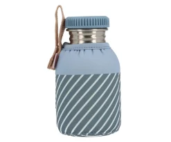 Botella Acero con Funda Stripes Blue Personalizable 350ml