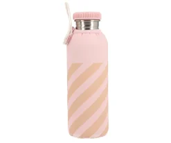 Botella Acero con Funda Stripes Pink Personalizable 750ml