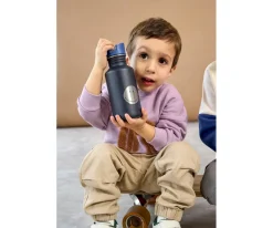 Botella Acero Inoxidable Little Gang Smile Navy 500ml