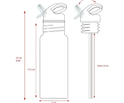 Botella Acero Inoxidable Take a Sip Minnie Mouse 500ml