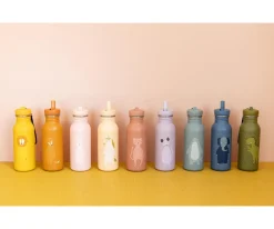 Botella Acero Trixie Mr. Fox 500ml + 6 Pegatinas Redondas Yellow Regalo