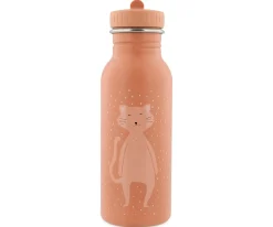 Botella Acero Trixie Mrs.Cat 500ml + 6 Pegatinas Redondas Rose Regalo