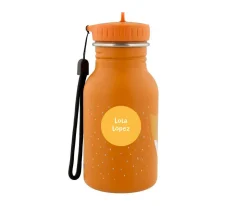 Botella Acero Trixie Mrs.Fox 350ml + 6 Pegatinas Redondas Yellow Regalo