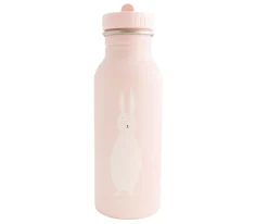 Botella Acero Trixie Mrs.Rabbit 500ml + 6 Pegatinas Redondas Rose Regalo