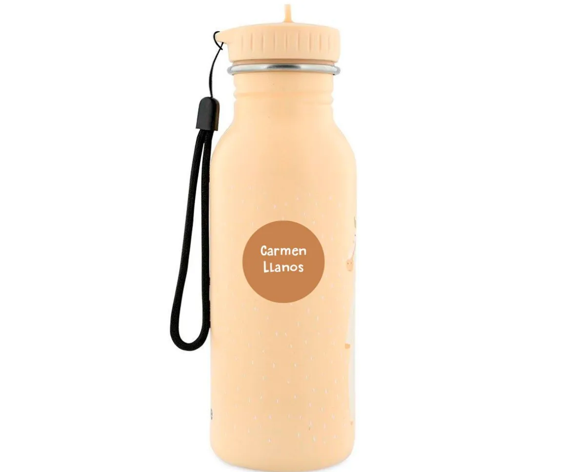 Botella Acero Trixie Mrs.Unicorn 500ml + 6 Pegatinas Redondas Yellow Regalo