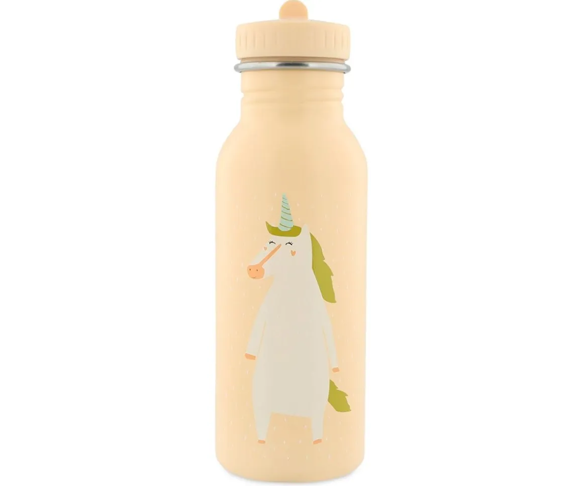 Botella Acero Trixie Mrs.Unicorn 500ml + 6 Pegatinas Redondas Yellow Regalo