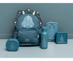 Botella Acero Trixie Mr.Triceratops 350ml + 6 Pegatinas Redondas Blue Regalo