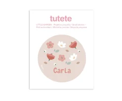 Botella Campus Pop-Up Personalizada Pink 400ml Little Garden