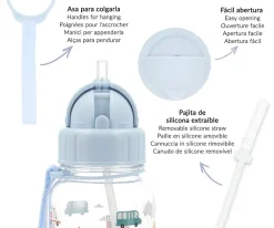 Botella Plástico City Cars Personalizable