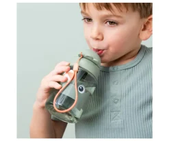 Botella Plástico con Pajita Playground Powder