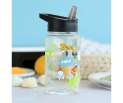 Botella Plástico con Pajita Galaxy 450ml