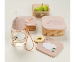 Botella Plástico con Pajita Tiny Farm Powder