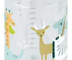 Botella Plástico con Pajita Kiddie Jungle Personalizable