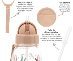 Botella Plástico Funny Letters Personalizable