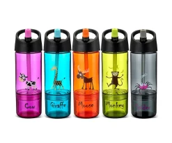 Botella Tritán 2 en 1 Araña Grey