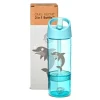 Botella Tritán 2 en 1 Dolphin Blue