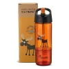 Botella Tritán 2 en 1 Reno Orange