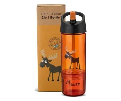 Botella Tritán 2 en 1 Reno Orange
