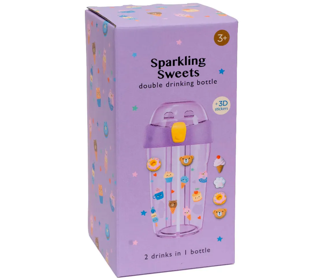 Botella Tritán 2 en 1 Sparkling Sweets