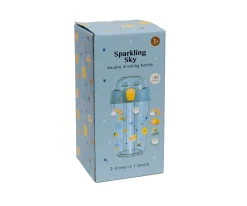 Botella Tritán 2 en 1 Sparkling Sky